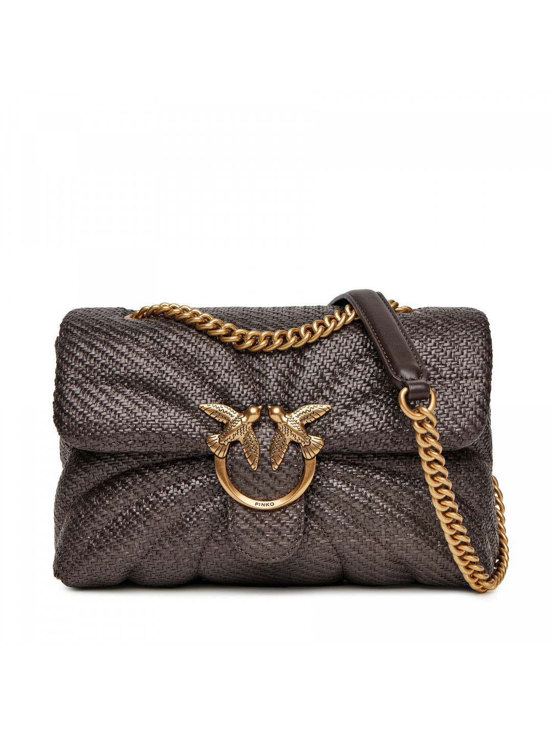 Kabelka PINKO Love Puff Classic Cl PE 25 PLTT 100038 A2C8 Hnědá